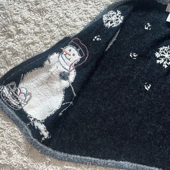 Christmas/HolidaySnowman 3D Sweater Vest By Mandal Bay Women’s Large - Picture 10 of 12